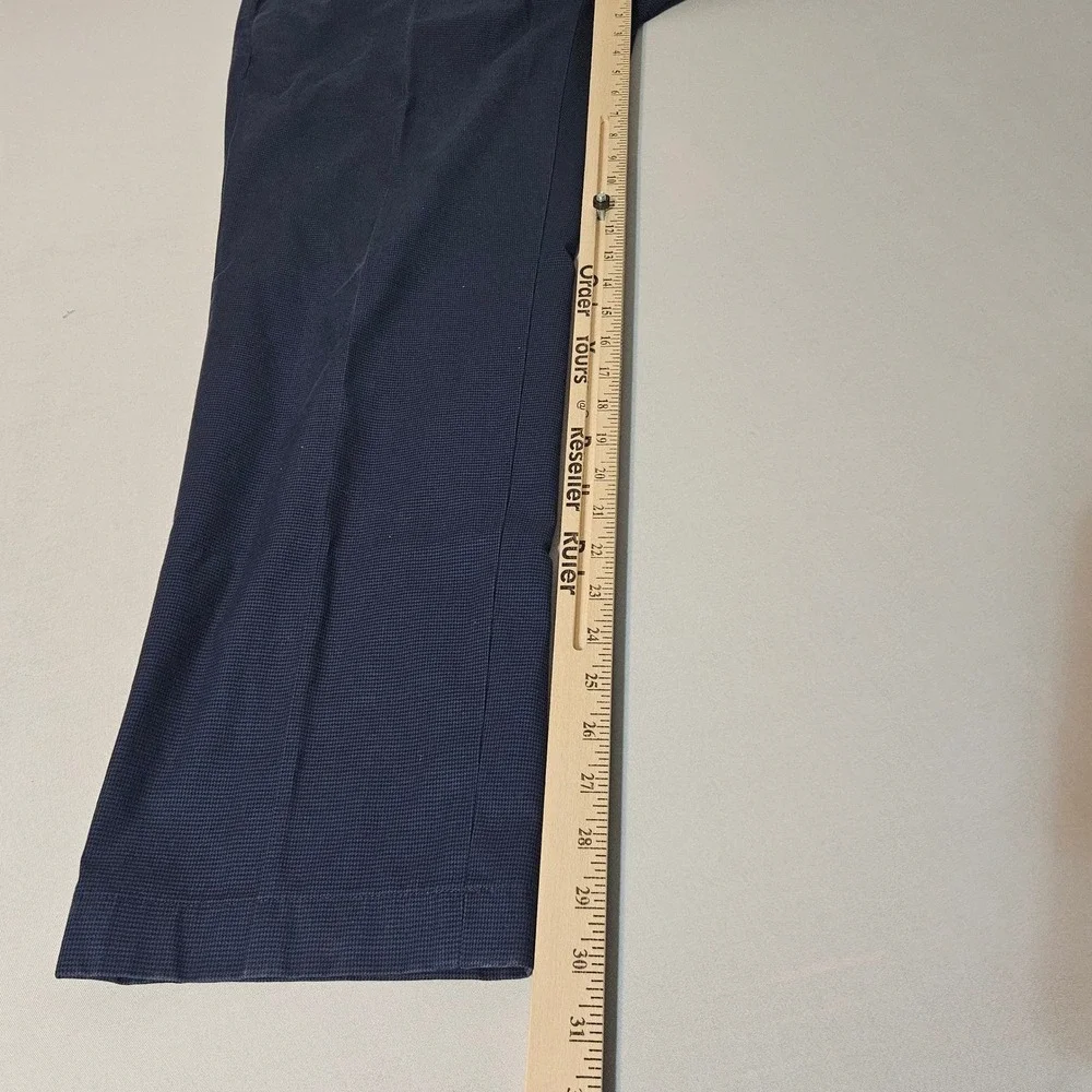 Brooks Brothers Clark Advantage Chino Pants Mens 33x30 Navy‎ Lightweight stretch